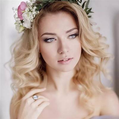 Свадебный макияж для светлых глаз зелено-голубого оттенка